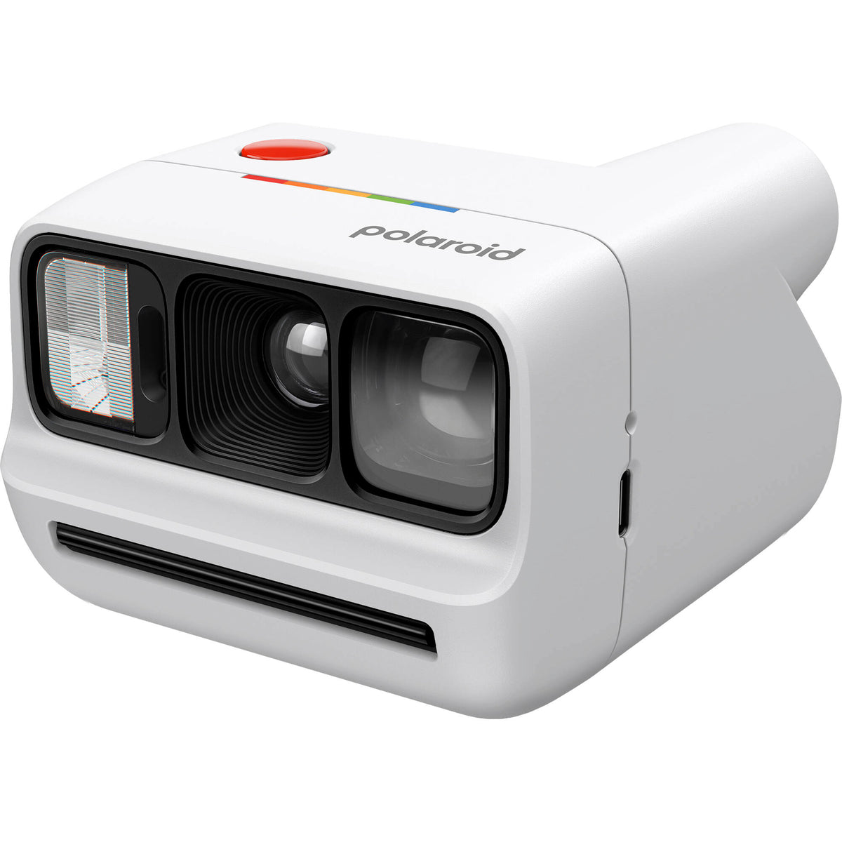 Cámara Analógica Polaroid Go Generation 3 (Blanco) - vista lateral