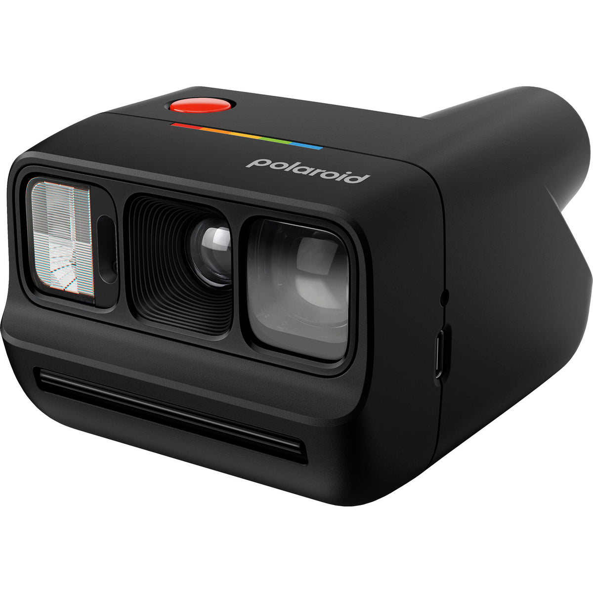 Cámara Analógica Polaroid Go Generation 3 (Negro) - vista lateral