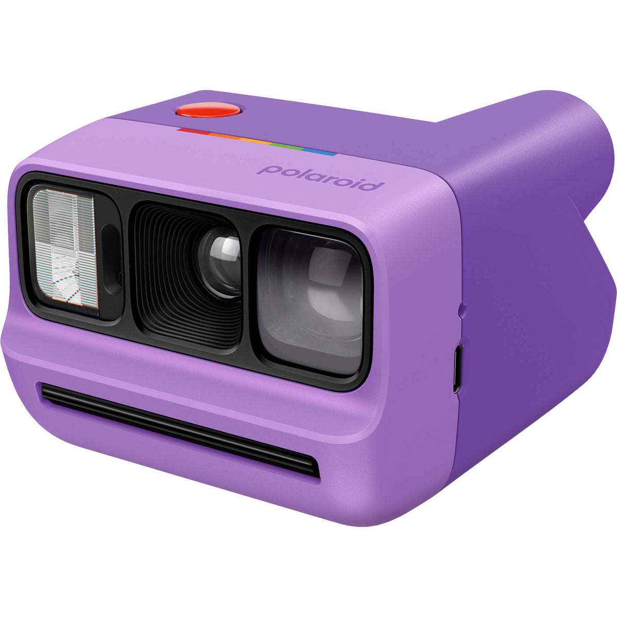 Cámara Analógica Polaroid Go Generation 3 (Violeta) - vista lateral
