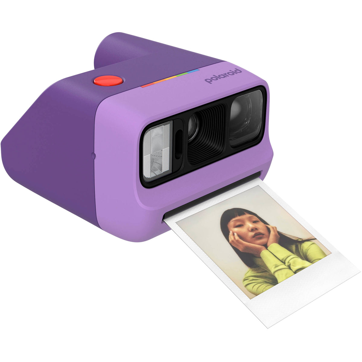 Cámara Analógica Polaroid Go Generation 3 (Violeta) - en uso