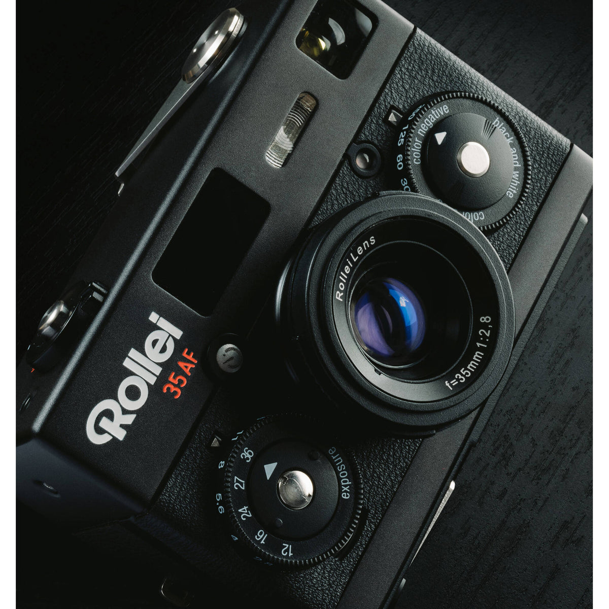 Cámara Analógica Rollei 35AF (Negro) - detalle