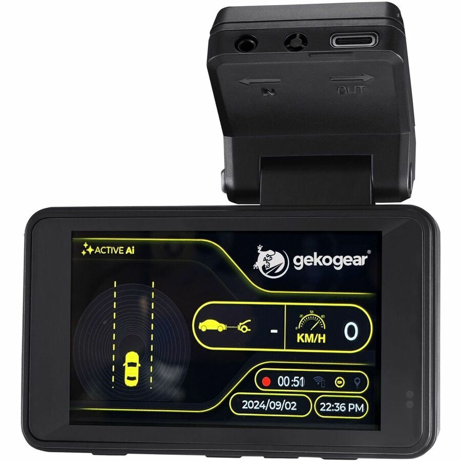 Cámara de Tablero GekoGear Orbit D220 2K Quad HD AI Front and Rear Dash Cam - vista 6