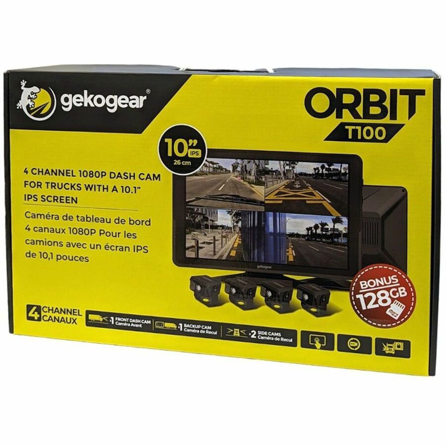 Cámara de Tablero GekoGear Orbit T100 4 Channel 1080P Dash Cam - vista 3