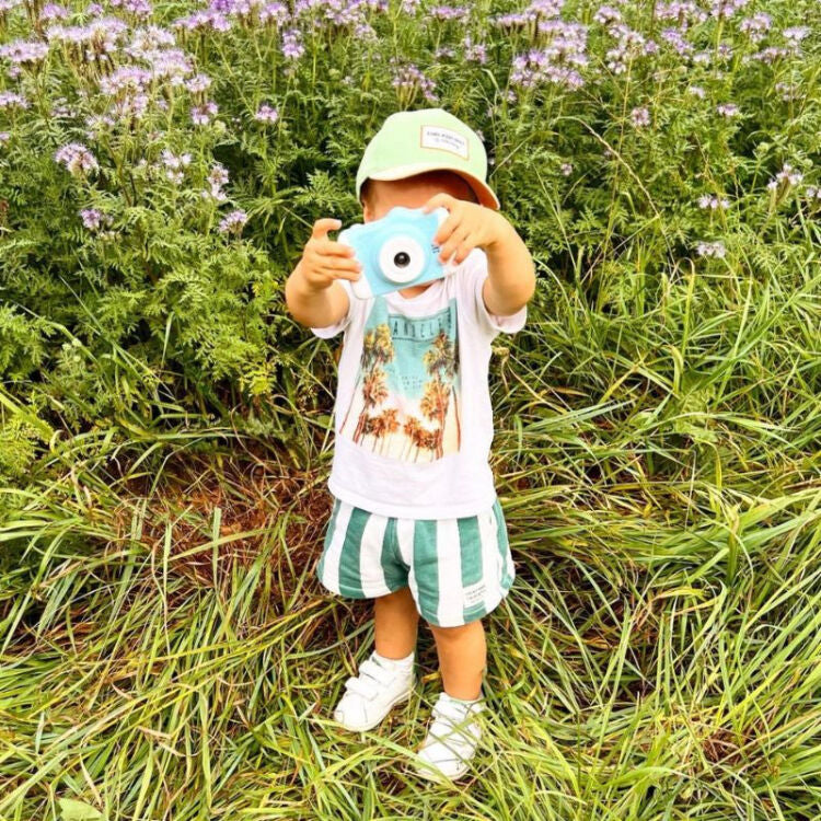 Cámara Digital AgfaPhoto Realikids Cam 2 para Niños Azul - en uso