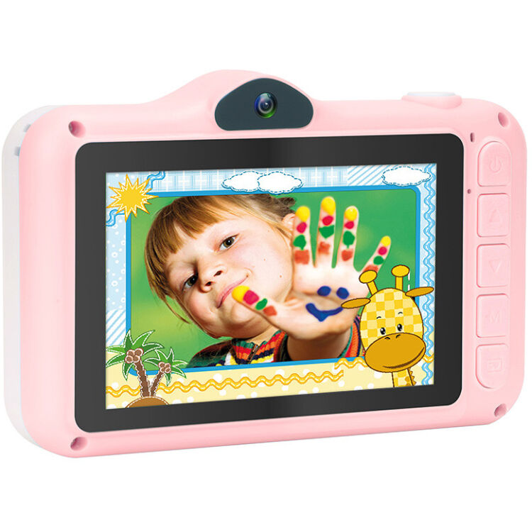Cámara Digital AgfaPhoto Realikids Cam 2 para Niños Rosa - vista frontal