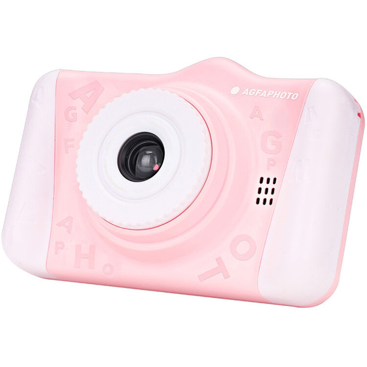 Cámara Digital AgfaPhoto Realikids Cam 2 para Niños Rosa - vista trasera