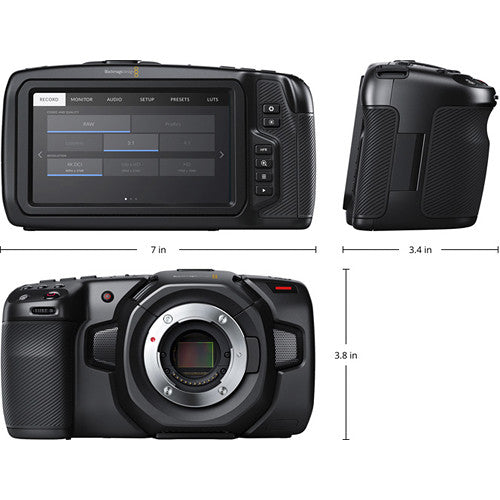 Cámara Digital Blackmagic Design Pocket 4K - contenido de la caja