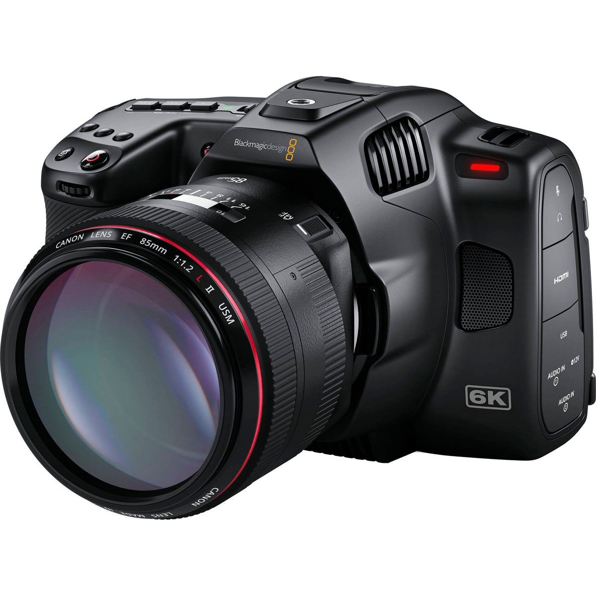 Cámara Digital Blackmagic Design Pocket 6K G2 - vista frontal
