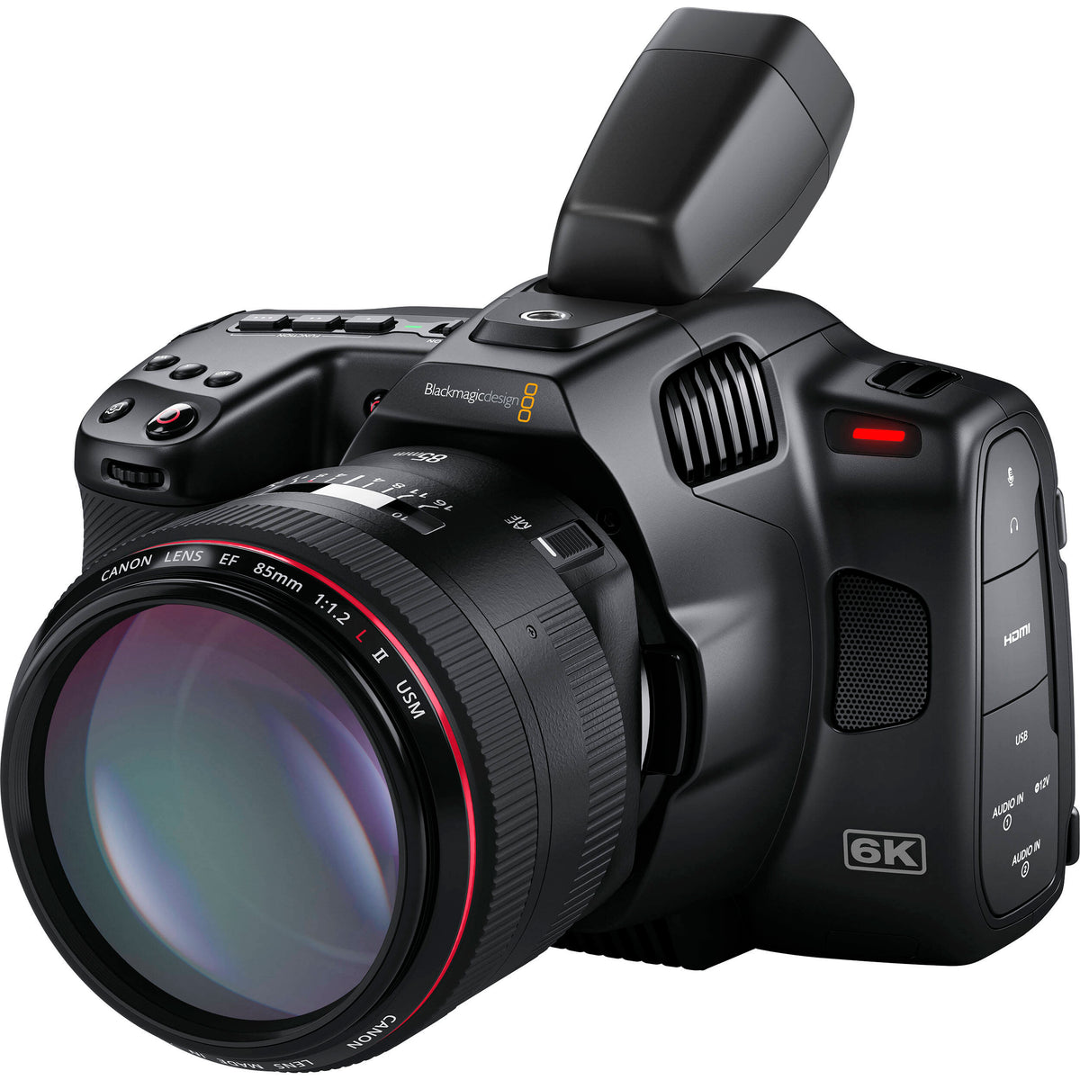 Cámara Digital Blackmagic Design Pocket 6K G2 - vista trasera