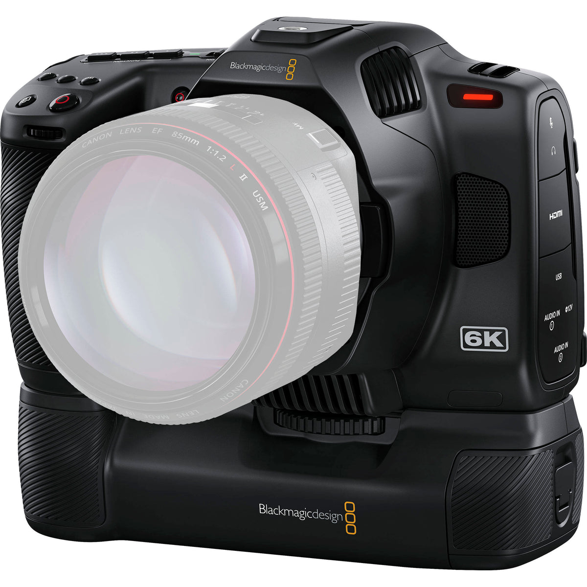 Cámara Digital Blackmagic Design Pocket 6K Pro (Canon EF) - vista lateral