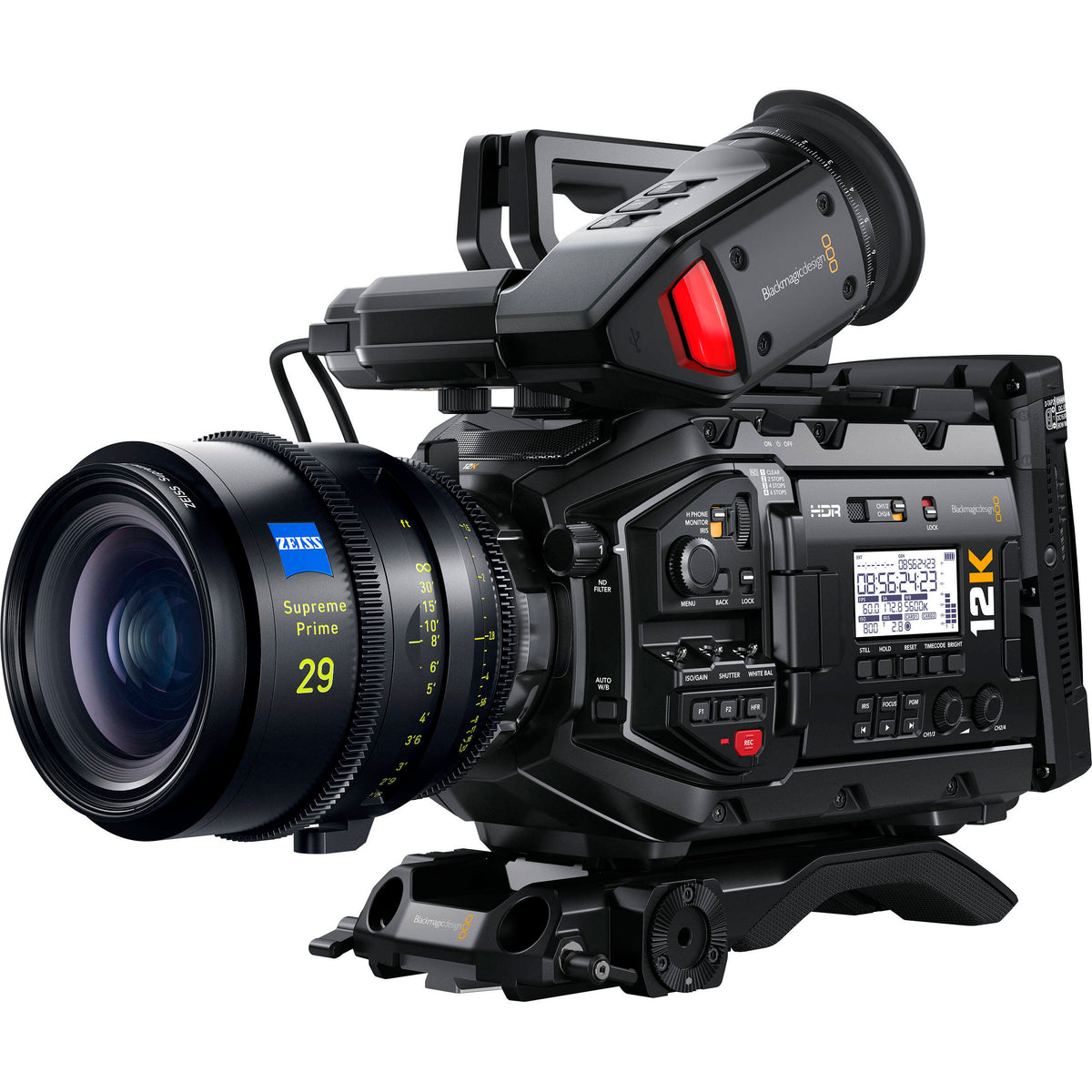 Cámara Digital Blackmagic Design URSA Mini Pro 12K con OLPF - vista frontal