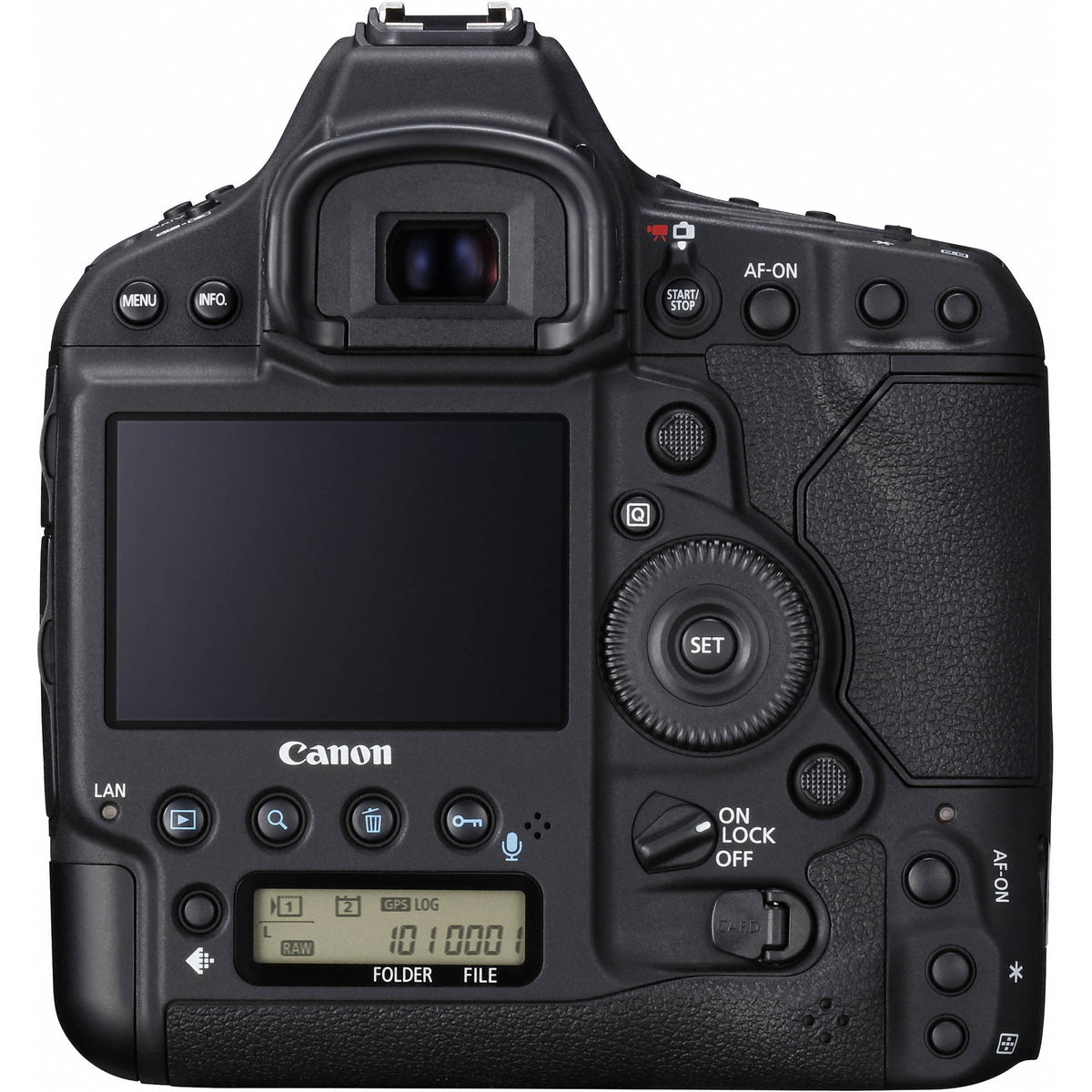 Cámara Digital Canon EOS-1D X Mark II DSLR Full Frame Profesional - contenido de la caja