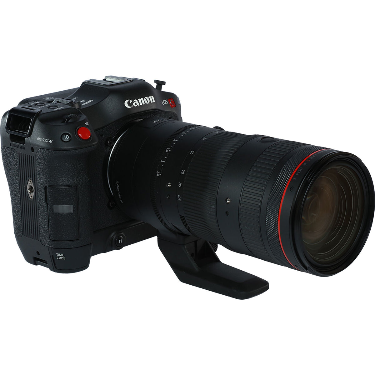 Cámara Digital Canon EOS C70 Cinema Kit con RF 24-105mm f/2.8 Lente - vista frontal