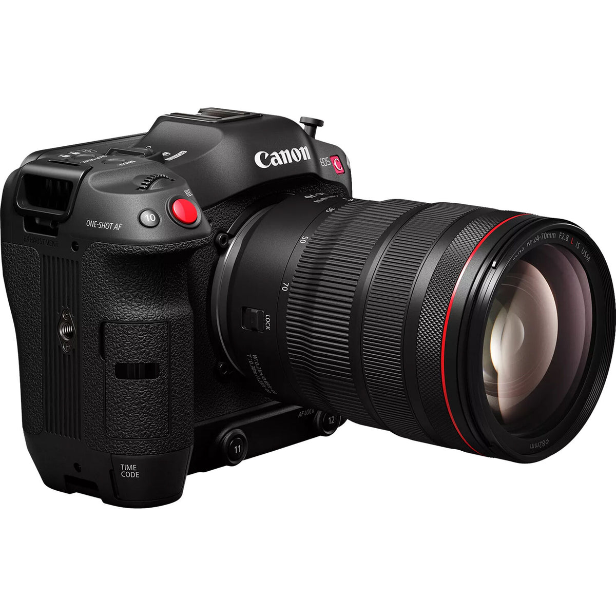 Cámara Digital Canon EOS C70 Cinema Kit con RF 24-70mm f/2.8 Lente - detalle