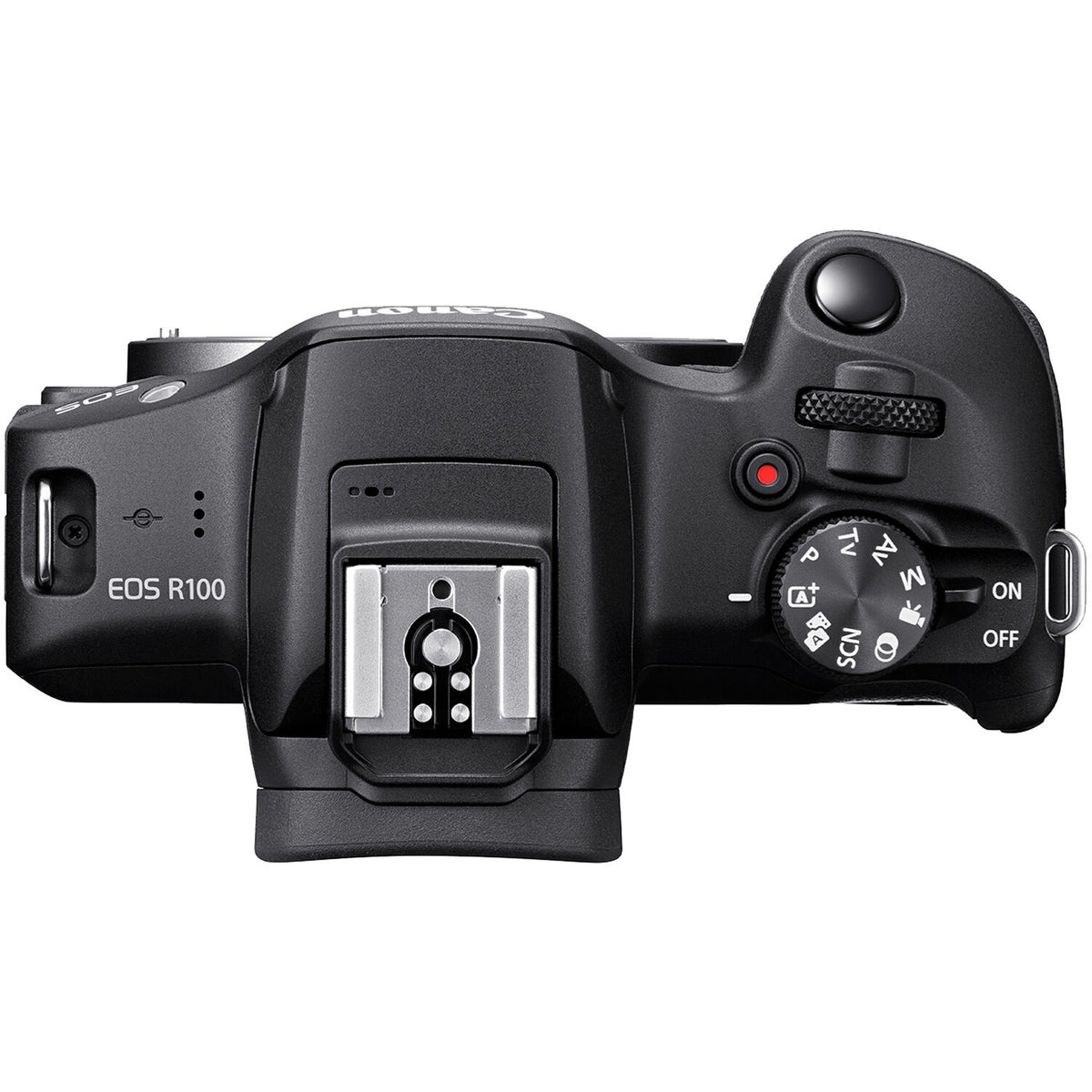 Cámara Digital Canon EOS R100 con Lentes RF-S 18-45mm y RF 75-300mm - puertos y conexiones