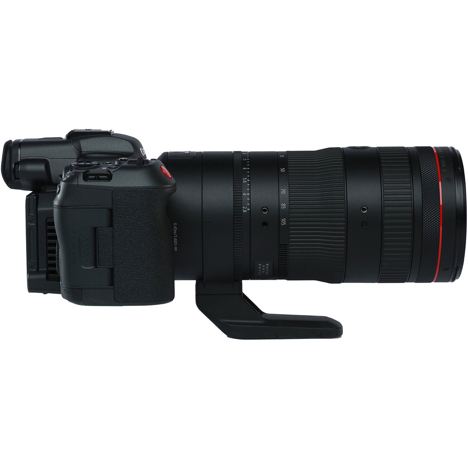 Cámara Digital Canon EOS R5 C Cinema con Lente RF 24-105mm f/2.8L Z - puertos y conexiones