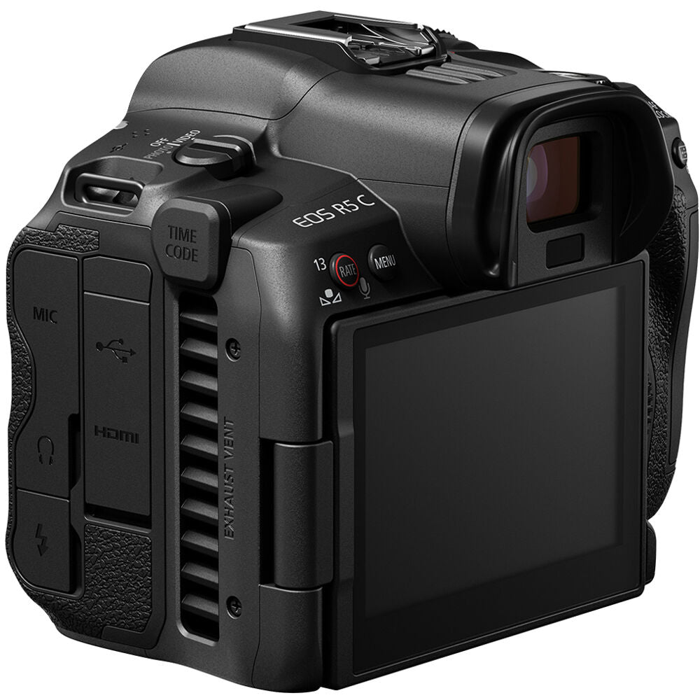 Cámara Digital Canon EOS R5 C Cinema con Lente RF 24-105mm f/4L - puertos y conexiones