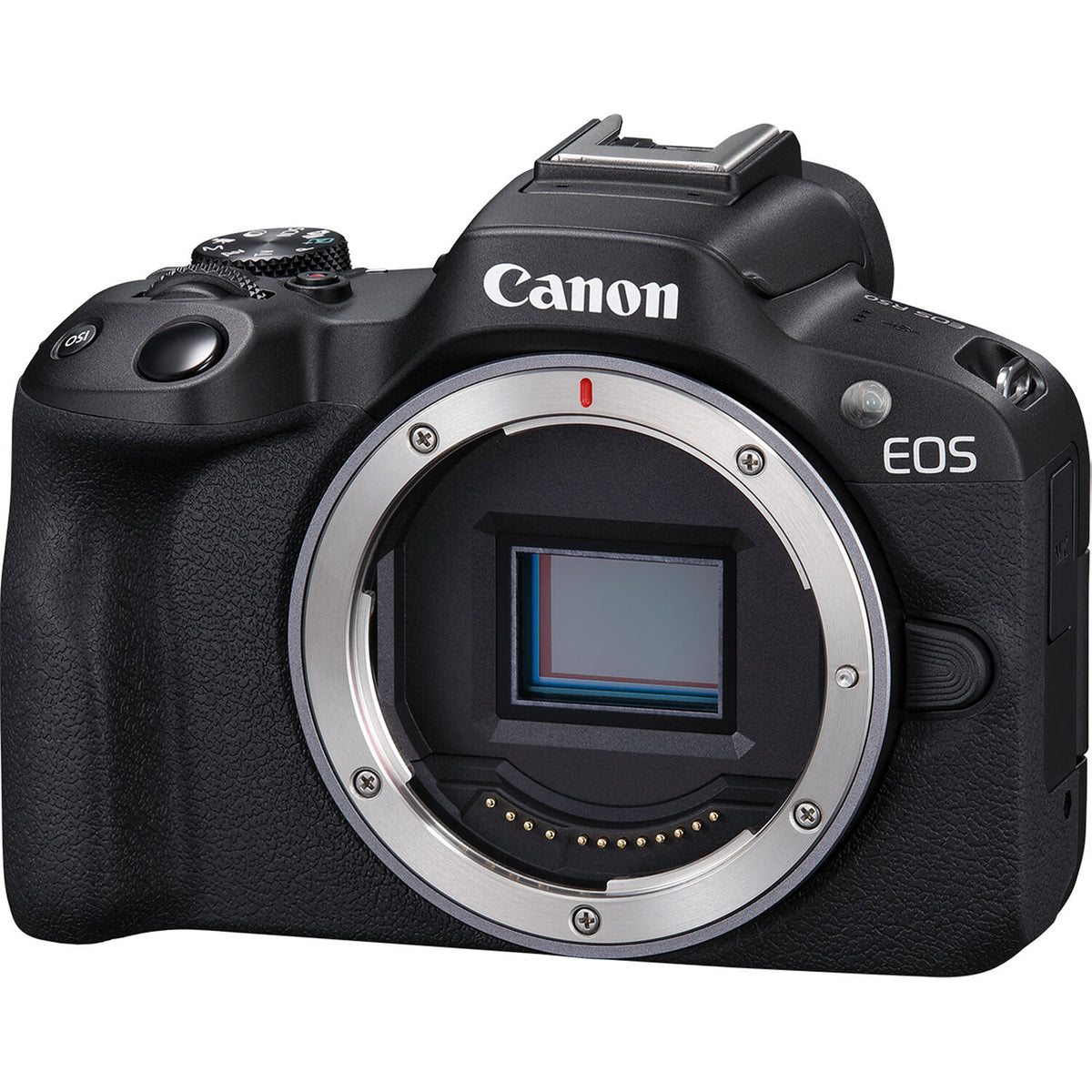 Cámara Digital Canon EOS R50 con Firmware de Guías de Recorte Negra - vista principal