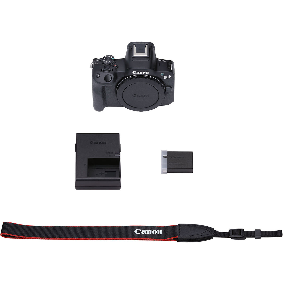 Cámara Digital Canon EOS R50 con Firmware de Guías de Recorte Negra - en uso