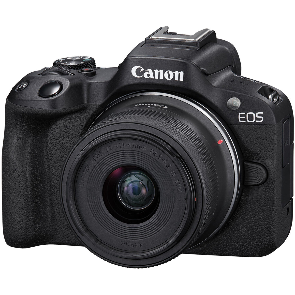 Cámara Digital Canon EOS R50 con Lente RF-S 18-45mm Negra - vista principal