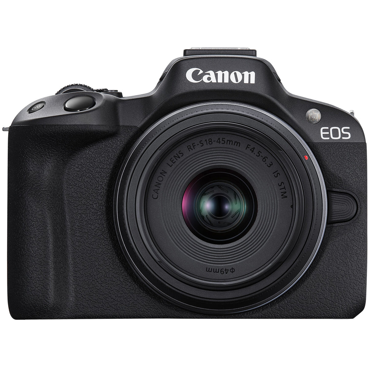Cámara Digital Canon EOS R50 con Lente RF-S 18-45mm Negra - contenido de la caja