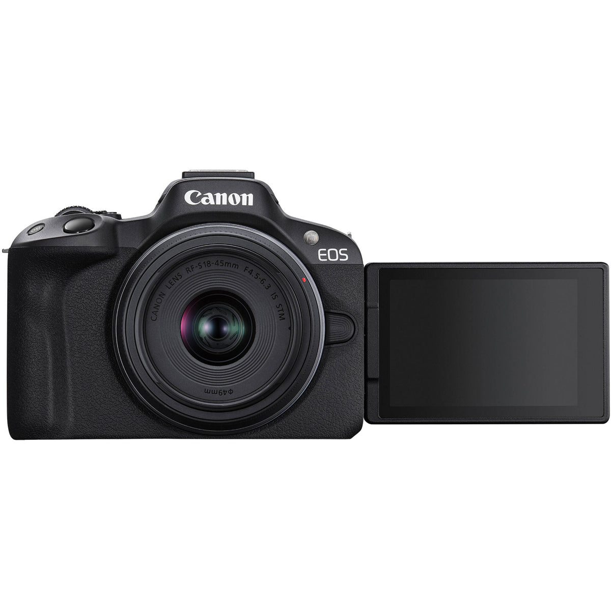 Cámara Digital Canon EOS R50 con Lente RF-S 18-45mm Negra - en uso