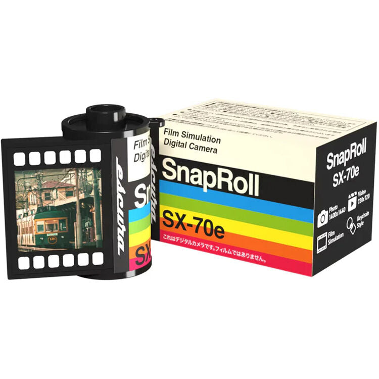 Cámara Digital Escura SnapRoll Llavero Set de 6 Diseños - contenido de la caja