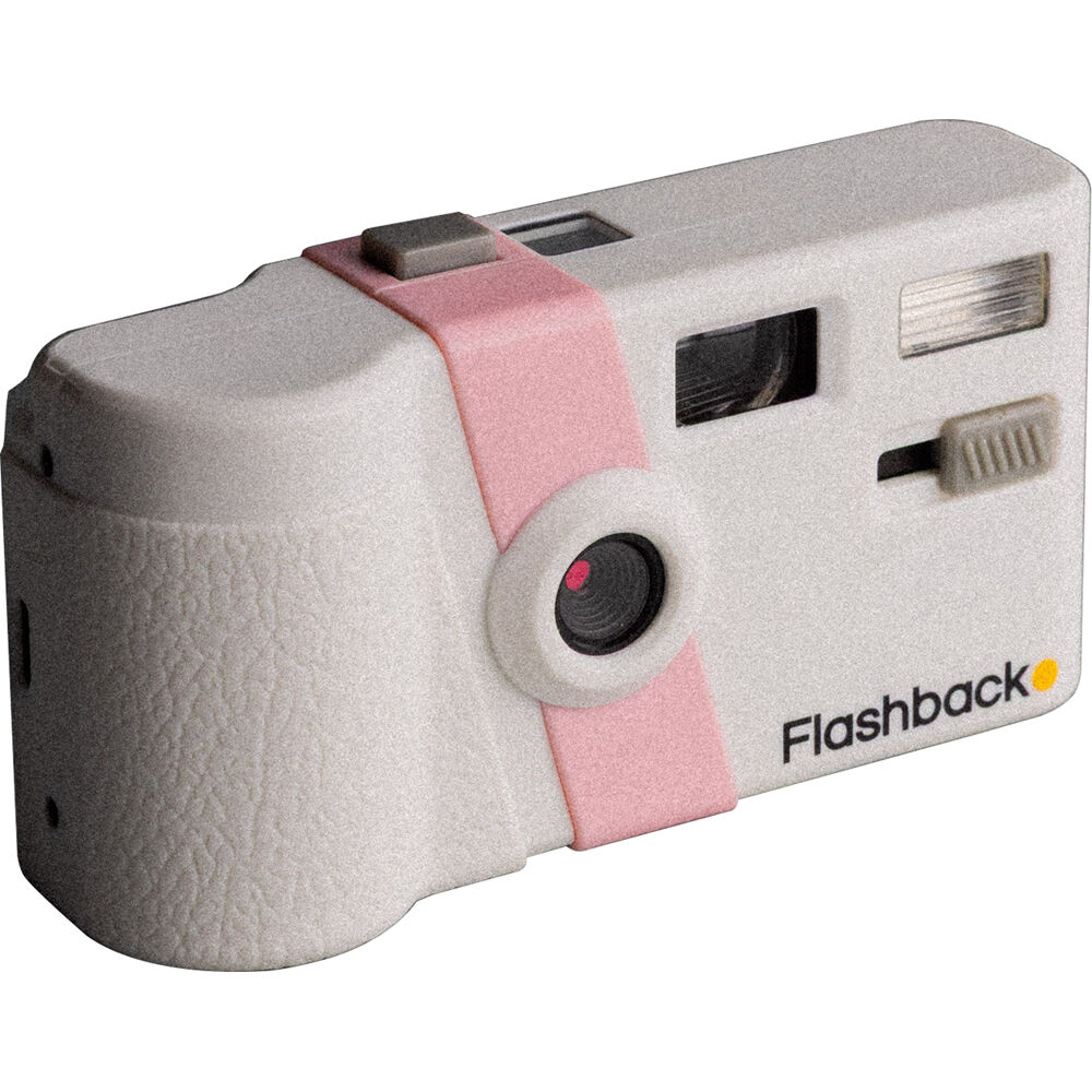 Cámara Digital Flashback ONE35 V2 13MP Rosa y Blanca - vista principal
