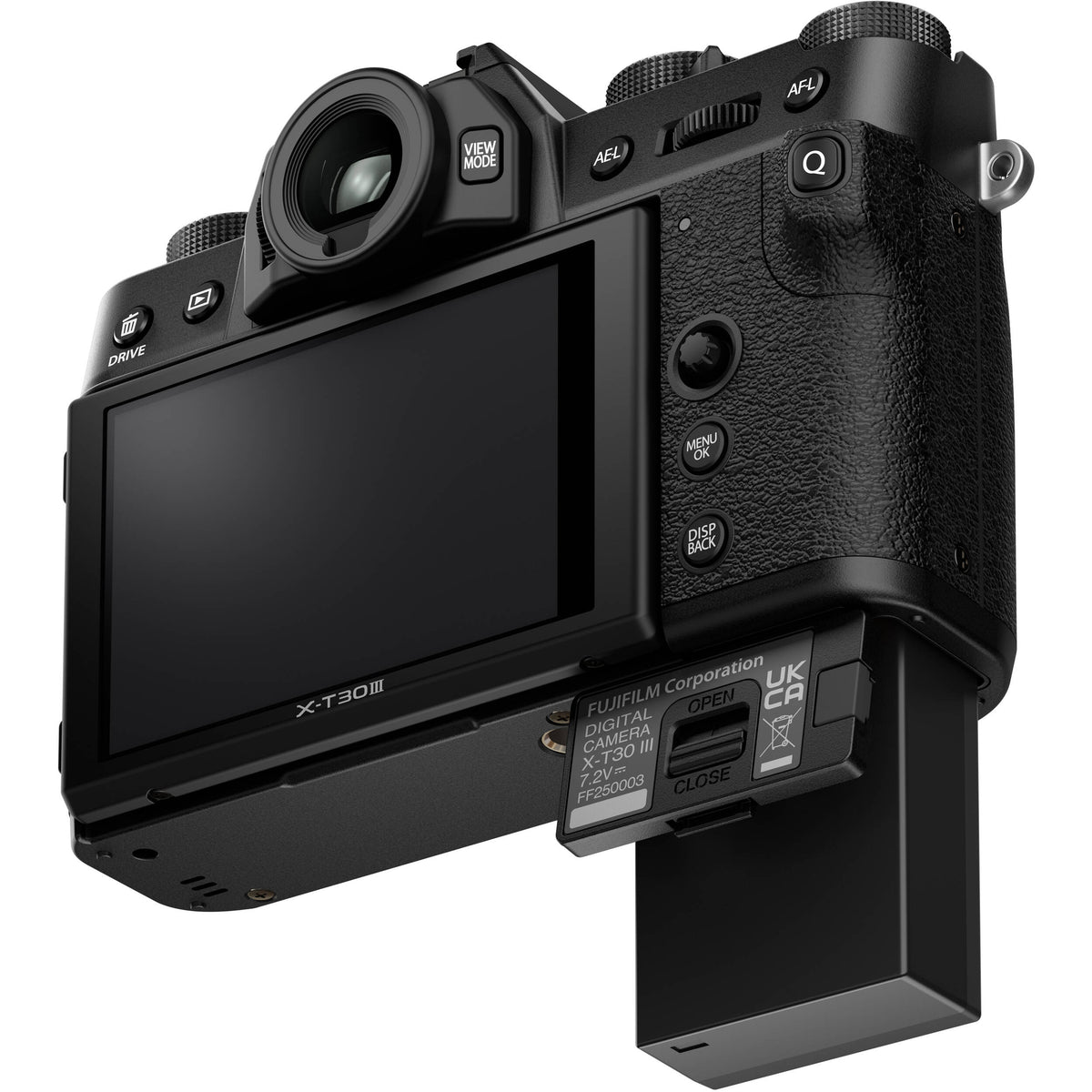 Cámara Digital Fujifilm X-T30 III Mirrorless (Black) - vista lateral