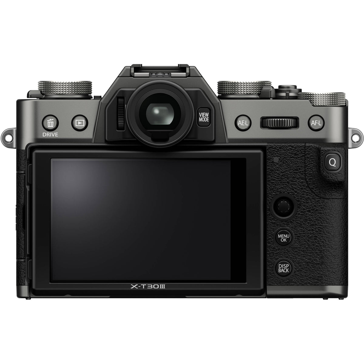 Cámara Digital Fujifilm X-T30 III Mirrorless (Charcoal Silver) - vista frontal