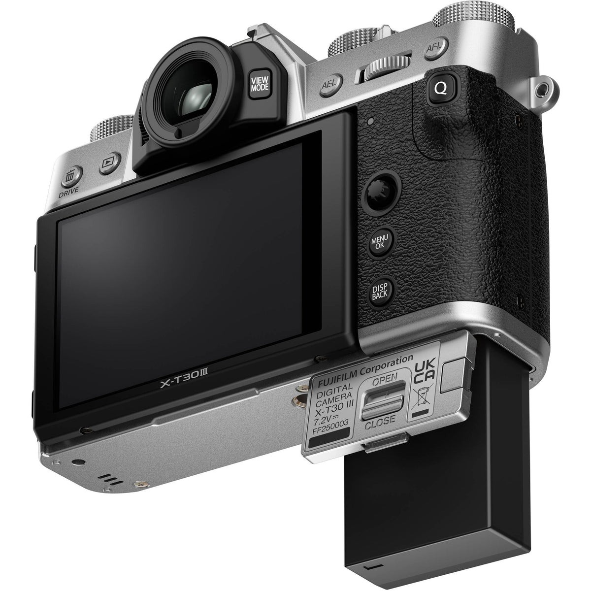 Cámara Digital Fujifilm X-T30 III Mirrorless (Silver) - vista lateral