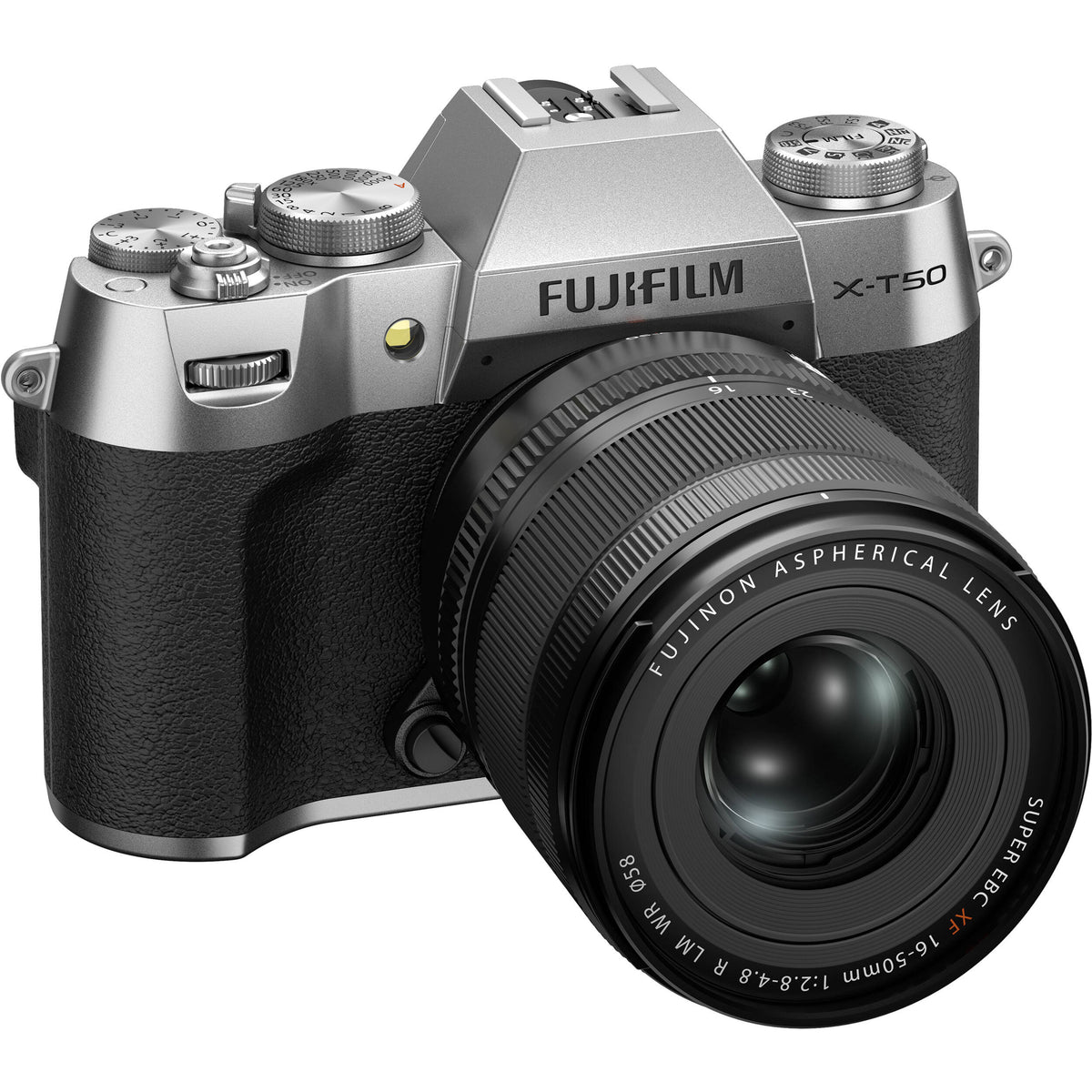 Cámara Digital Fujifilm X-T50 con Lente XF 16-50mm Plata