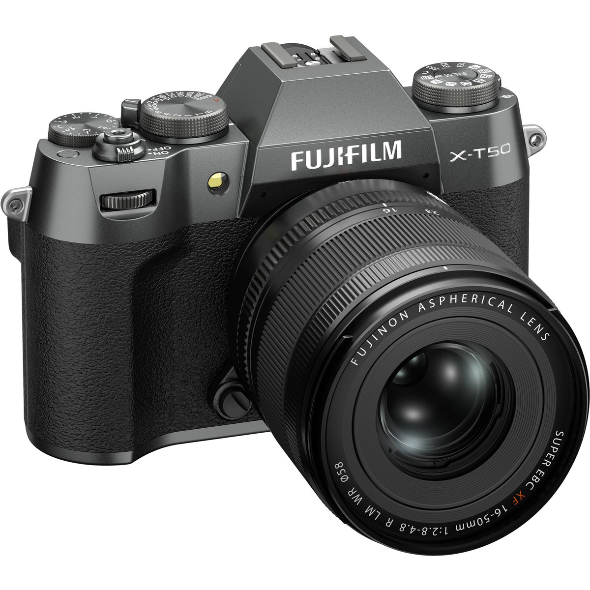 Cámara Digital Fujifilm X-T50 con Lente XF 16-50mm Plata Carbón