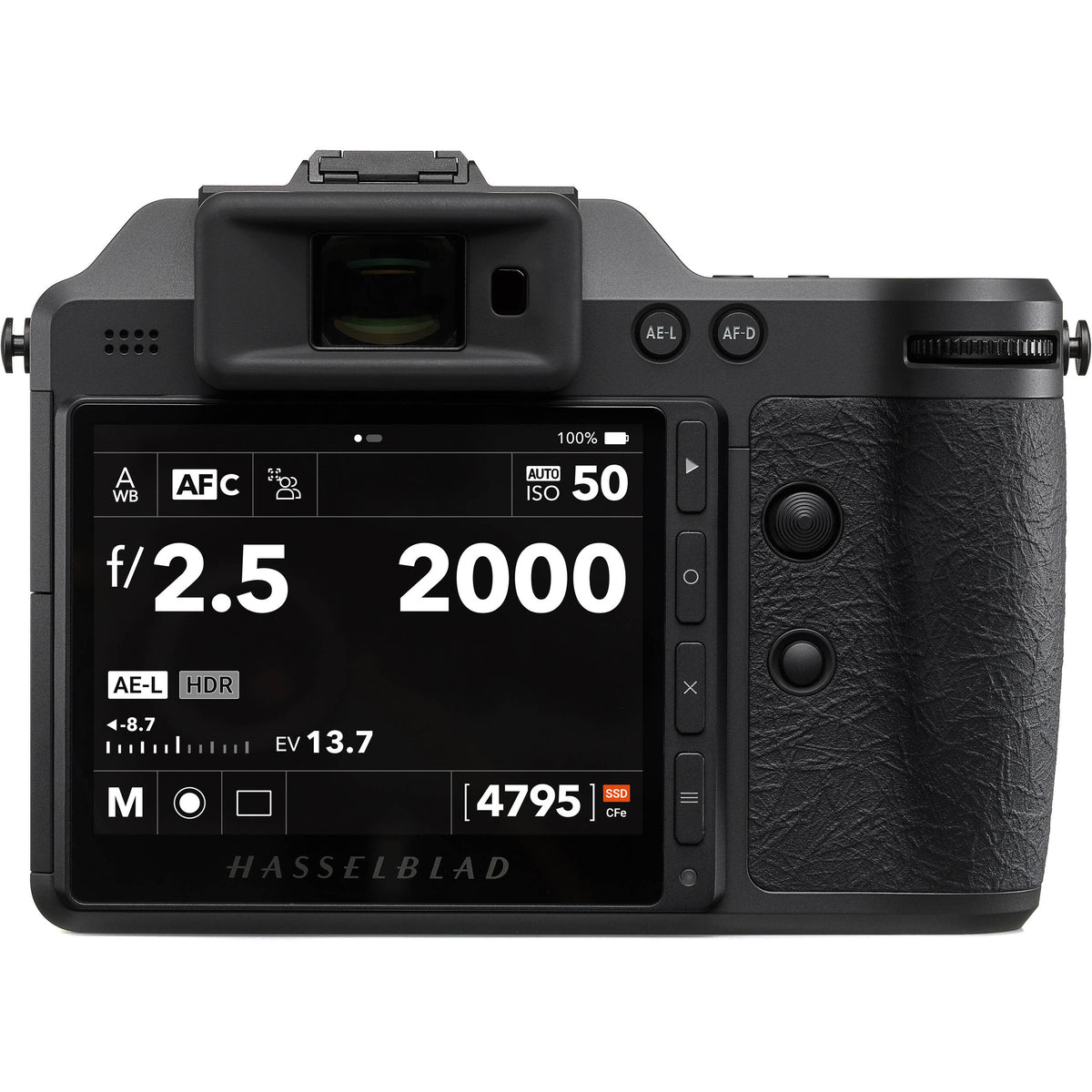 Cámara Digital Hasselblad X2D II 100C Medio Formato 100MP - vista frontal