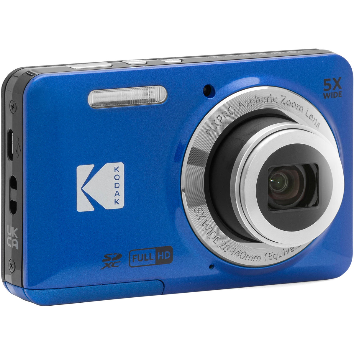 Cámara Digital Kodak PIXPRO FZ55 Digital (Azul) - contenido de la caja