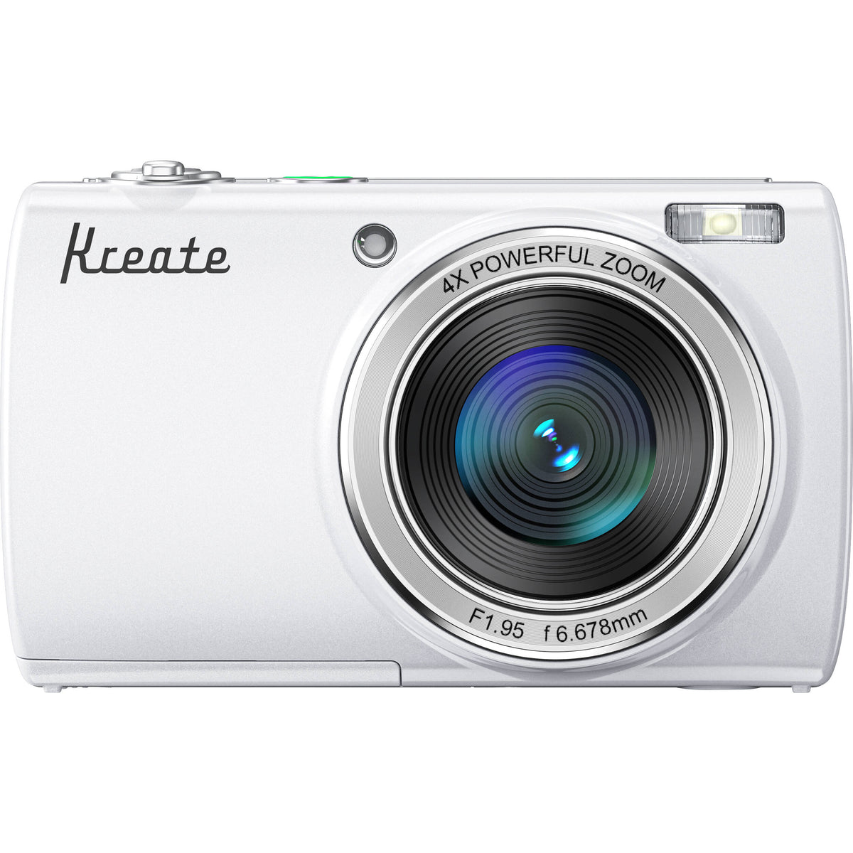 Cámara Digital Kreate KR48 Pantalla Táctil 4K Blanca - vista principal