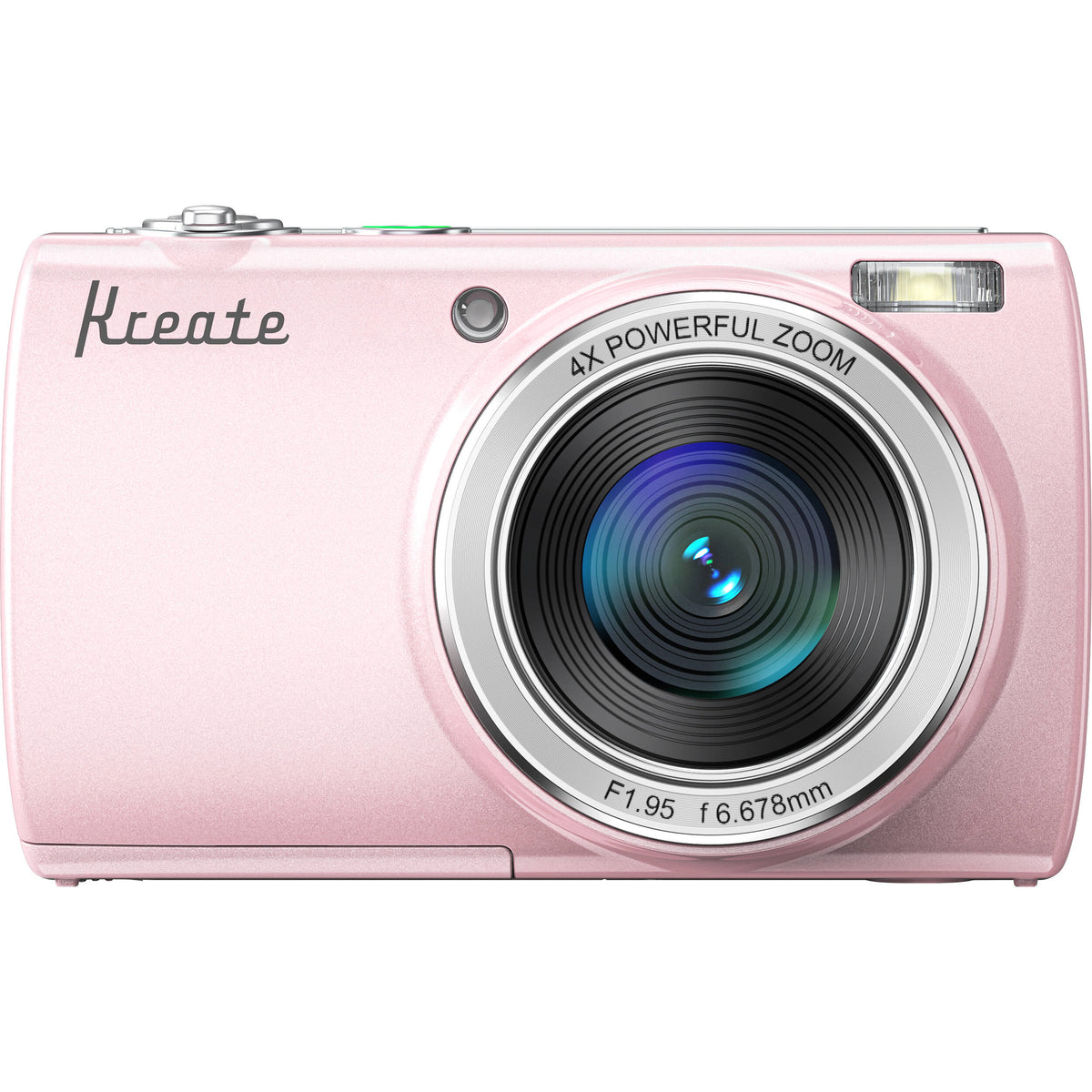 Cámara Digital Kreate KR48 Pantalla Táctil 4K Rosa - vista principal
