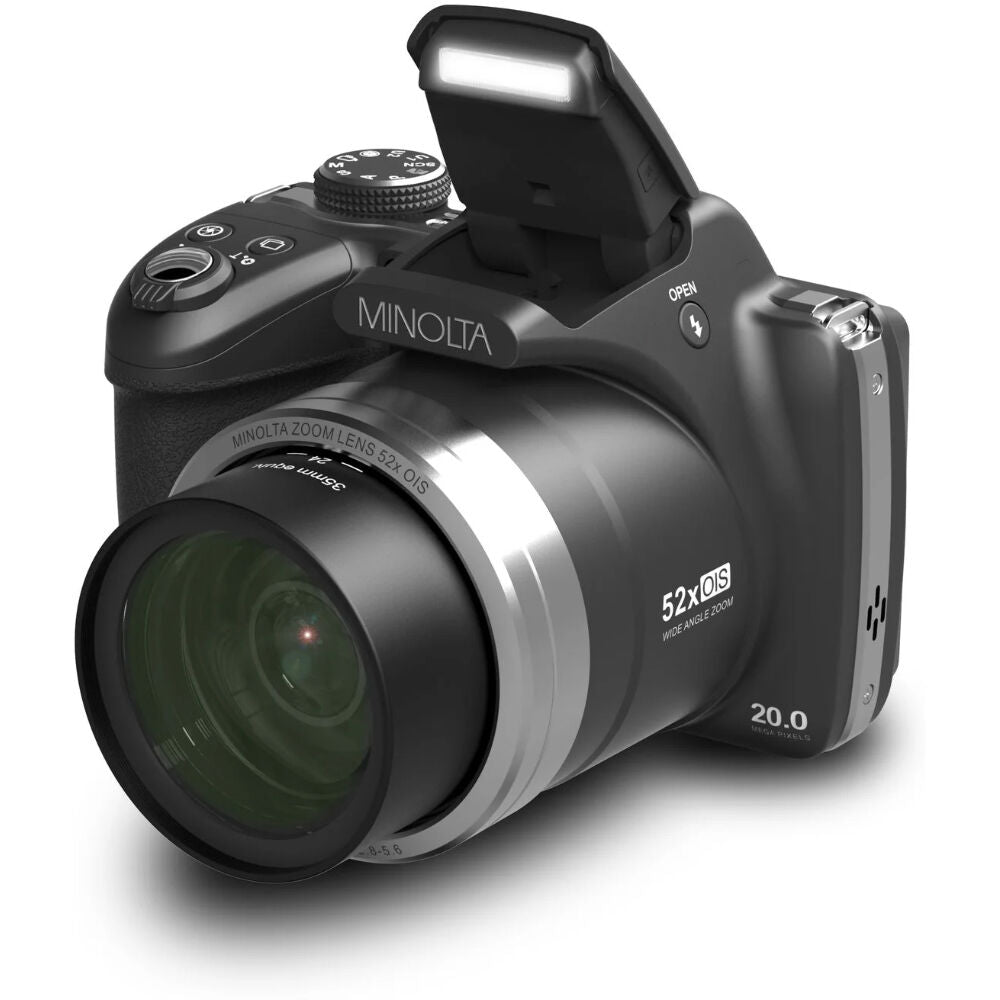 Cámara Digital Minolta MN68Z DiMAGE Zoom Óptico 68x Negra - vista lateral