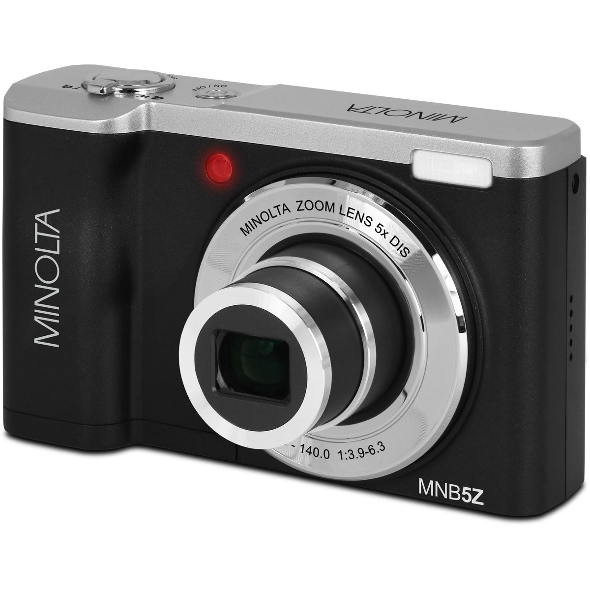 Cámara Digital Minolta MNB5Z 56MP Zoom Óptico 5x Negra - vista trasera