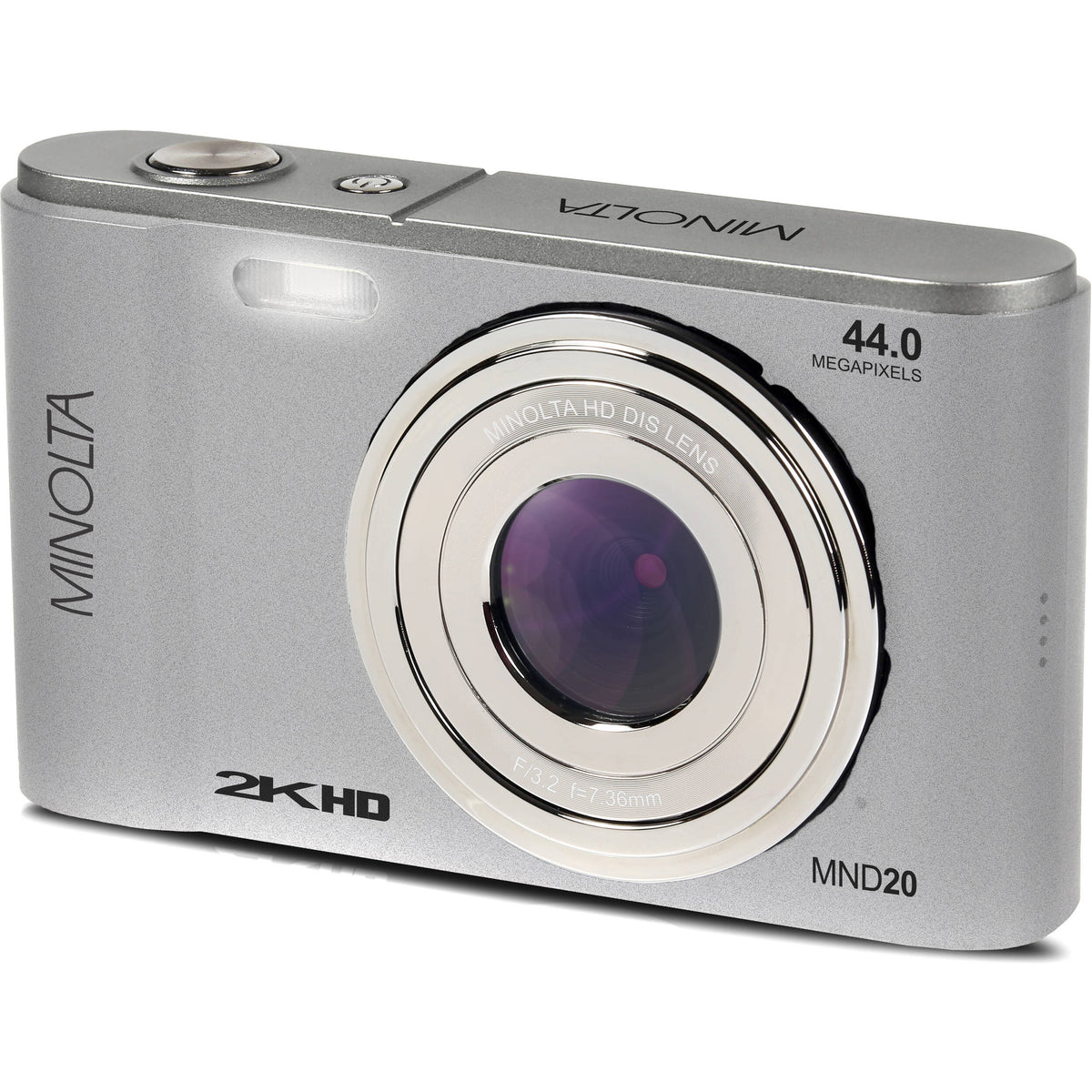 Cámara Digital Minolta MND20 44MP Video 2.7K Plateada - vista principal