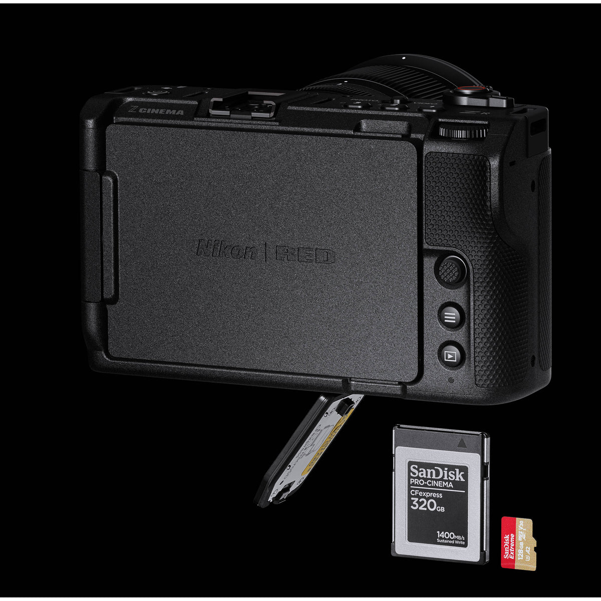 Cámara Digital Nikon ZR con 24-50mm f/4-6.3 Lente Kit - vista lateral