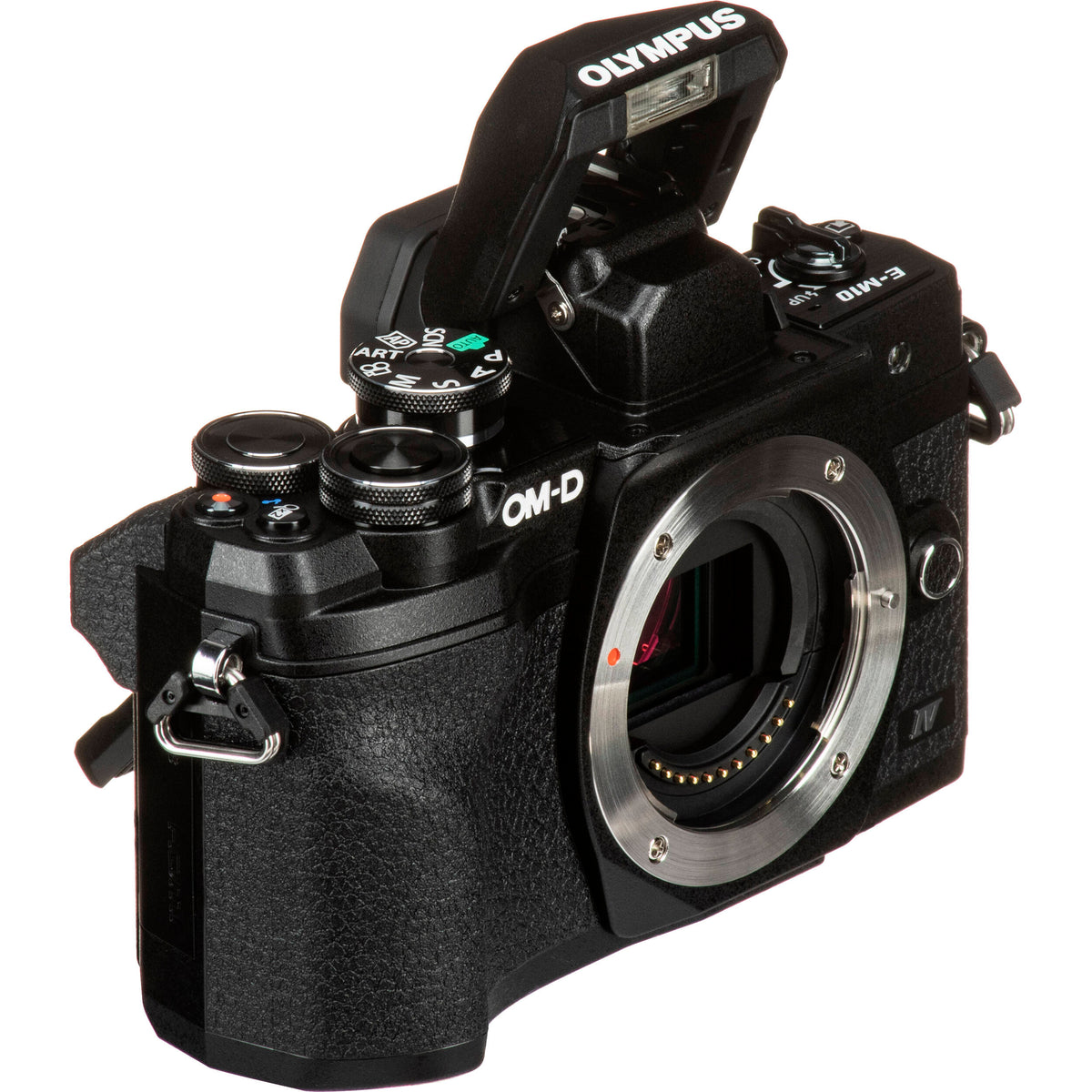 Cámara Digital Olympus OM-D E-M10 Mark IV Mirrorless 20.3MP Negra - en uso