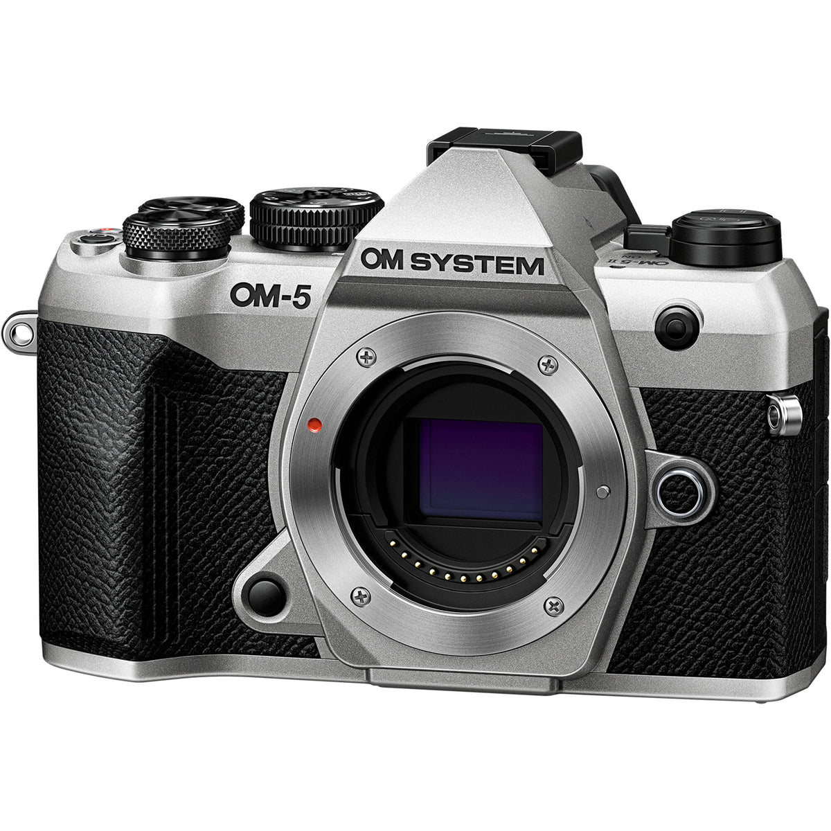 Cámara Digital OM System OM-5 Mark II Mirrorless 20.4MP Plateada - contenido de la caja