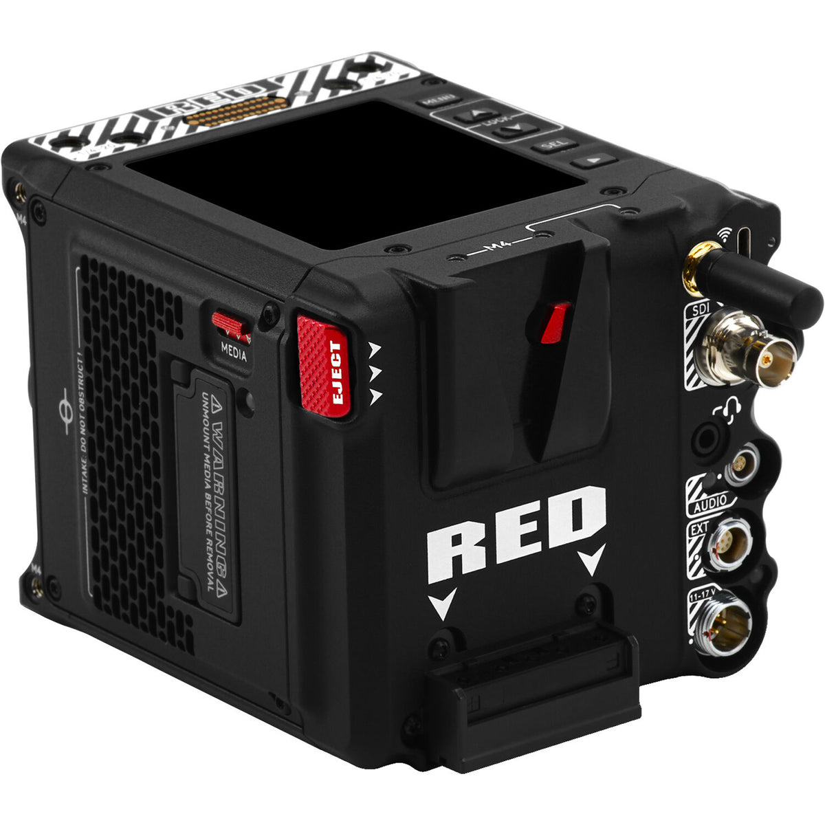 Cámara Digital RED Digital Cinema KOMODO-X 6K (Canon RF, Black) - vista trasera