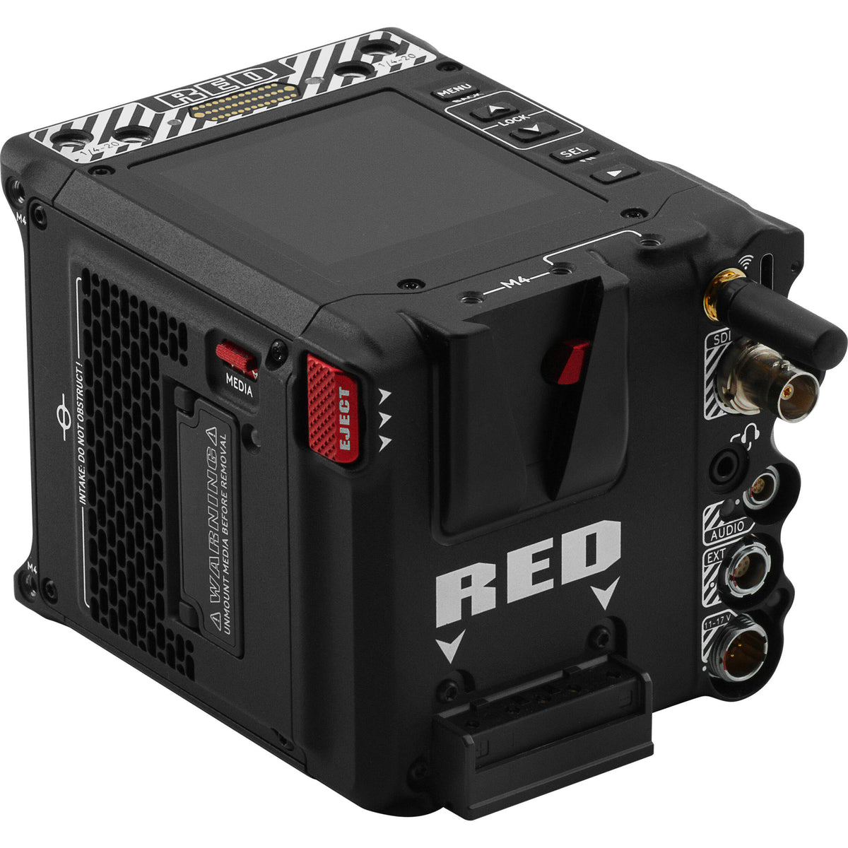 Cámara Digital RED Digital Cinema KOMODO-X Z Montura 6K (Nikon Z) - puertos y conexiones