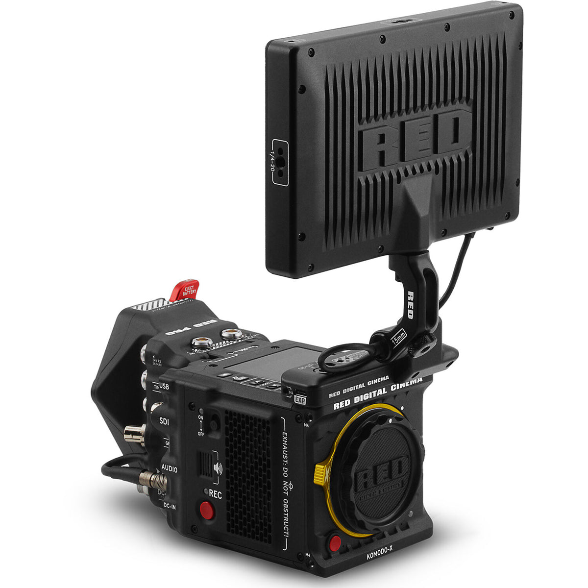 Cámara Digital RED Digital Cinema KOMODO-X Z Montura de Producción Pack (Nikon Z, V-Montura) - vista frontal