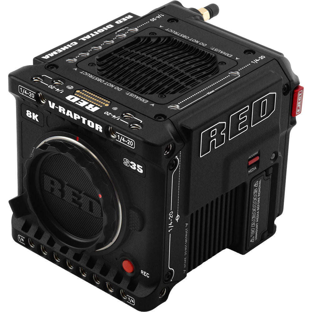 Cámara Digital RED Digital Cinema V-RAPTOR 8K S35 de Producción Pack con Top Plate Plus y Rigid-Hinge Touch 7.0 (V-Montura) -