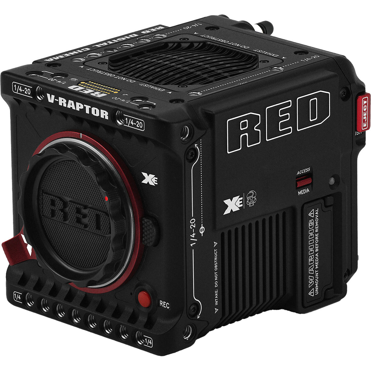 Cámara Digital RED Digital Cinema V-RAPTOR XE 8K VV (Canon RF) - vista lateral