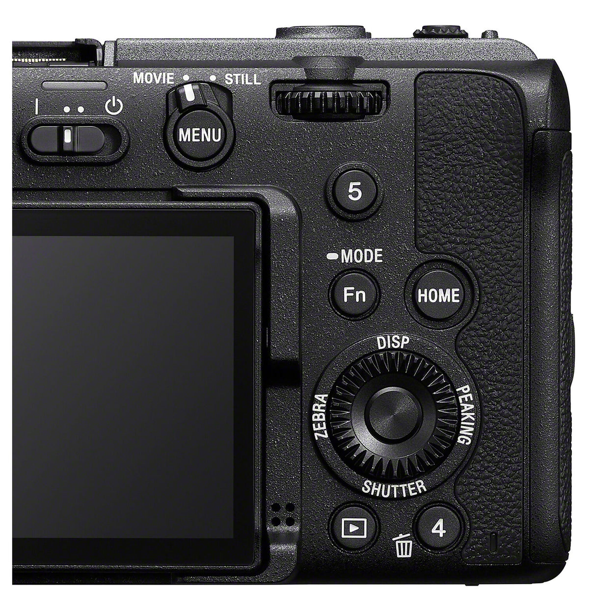 Cámara Digital Sony FX2 con XLR Mango - vista lateral