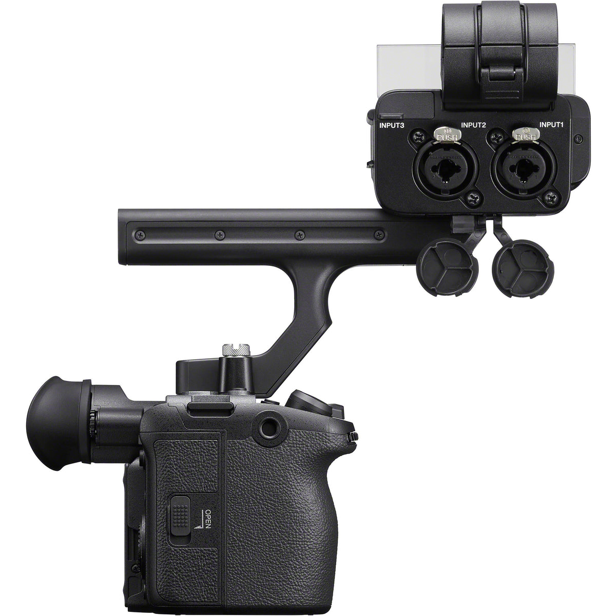 Cámara Digital Sony FX2 con XLR Mango - puertos y conexiones